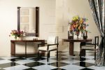 ST-91S Demilune Console Table | Tables by Antoine Proulx Furniture, LLC. Item composed of wood