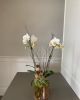 Vibrant Orchid Arrangements | Floral Arrangements by Fleurina Designs | Almaden Golf & Country Club in San Jose. Item made of synthetic