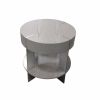 ET-93S Round End/Bedside Tables | Tables by Antoine Proulx Furniture, LLC. Item made of wood & metal