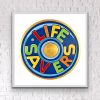 Lifesaver | Oil And Acrylic Painting in Paintings by Michelle Vella Art. Item composed of canvas and synthetic