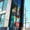 Monarch Butterflies | Glasswork in Wall Treatments by Cara Enteles Studio. Item composed of glass