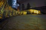 Horizon | Public Sculptures by Amuneal | Dunkin' Donuts Center in Providence. Item made of metal