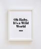 Oh Baby Art Print | Prints by Swell Made Co.. Item made of paper