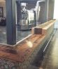 Viewing and Tasting Bar | Countertop in Furniture by Monkwood Studios | Dripp - Chino Hills in Chino Hills. Item made of wood