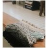 Back to Black Macrame Weaved Wall Hanging | Macrame Wall Hanging in Wall Hangings by Oak & Vine. Item made of fabric with fiber