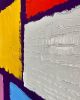 Mediterranean Geometry | Oil And Acrylic Painting in Paintings by Hugo Auler Jr. Art. Item composed of canvas and synthetic
