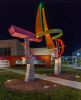 Merger Moment, 2016 | Public Sculptures by David Griggs | Eric Snow YMCA in Canton. Item composed of steel and stone