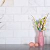 Beveled Wall Tiles, Thassos and Carrara Marble Tiles | Tiles by Tile Club. Item composed of marble