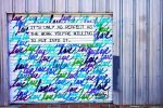 Only As Perfect As | Street Murals by Ruben Rojas. Item made of synthetic