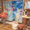 Abstract Fine Art | Oil And Acrylic Painting in Paintings by Andrew Cotton Art 100% COTTON | Olley Court in Ridgefield. Item made of canvas