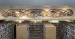 Currents | Sculptures by Eric Powell | Ingleside Branch Library in San Francisco. Item composed of steel