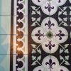 Fleur-de-Lis Clover Polished Tiles | Tiles by Avente Tile | The Coronet in Tucson. Item made of cement