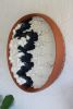 Atlantis - Terracotta & Fiber Wall Sculpture | Wall Hangings by Keyaiira | leather + fiber | Reveal Hair Studio in Santa Rosa. Item made of ceramic with fiber