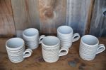 Handled Black Lined Mug | Tableware by Mel Rice Ceramica | Microshop in San Francisco