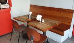 Wooden Tables | Tables by Alexis Moran | Nick's Pizza and Bakery Made in Oakland in Oakland