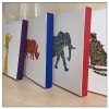 Animal Splatter Paintings | Oil And Acrylic Painting in Paintings by ArtbyPunam. Item made of canvas with synthetic