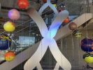Glassblowing Art | Sculptures by Rock Cottage Glassworks | Children's Mercy Hospital Kansas in Overland Park. Item composed of metal and glass