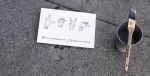 Love | Street Murals by Allison Kunath | The Brixton in Santa Monica. Item made of synthetic