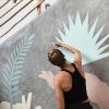 The Nomadic Nosara Mural | Murals by Allison Kunath | The Nomadic in Nosara. Item made of synthetic