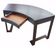 DK-95 Desk | Tables by Antoine Proulx Furniture, LLC. Item composed of wood and bronze