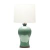 Dashiell in Aquamarine | Table Lamp in Lamps by Lawrence & Scott. Item composed of fabric