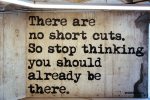 No Short Cuts | Street Murals by WRDSMTH | The BLOC,  DTLA in Los Angeles