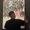Calligraffiti | Oil And Acrylic Painting in Paintings by invalid ink | Super Siberia Social Club in Barcelona. Item composed of canvas
