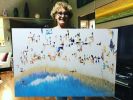 Summer Dreams | Oil And Acrylic Painting in Paintings by Suzann Kaltbaum. Item made of synthetic