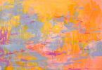 Shimmer II | Oil And Acrylic Painting in Paintings by Cameron Schmitz. Item composed of canvas