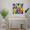 Colorful Contemporary Painting | Oil And Acrylic Painting in Paintings by Tina Mokuau. Item made of synthetic