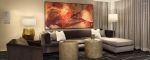 Colortrails_11116 | Prints by Rica Belna | Edgewater Apartments in Philadelphia. Item composed of canvas