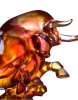 "Fearless & Undaunted" Crystal Bull Sculpture | Sculptures by Lawrence & Scott | Lawrence & Scott in Seattle. Item composed of glass