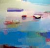 Summer | Mixed Media by Sharon Paster. Item made of canvas with synthetic