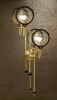 Double Lens Sconce | Sconces by Neptune Glassworks | The Alexandria in San Diego. Item composed of brass and glass