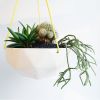 Hanging Geo-Planter | Vases & Vessels by KL Studios. Item made of ceramic