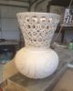 Carved and Pierced Spiral Vase | Vases & Vessels by Lynne Meade. Item made of ceramic