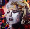 Like a Material Moonwalking Virgin | Street Murals by Chor Boogie | The Cubes in New York