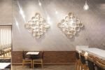 Diamond Rings | Wall Sculpture in Wall Hangings by Windy Chien | Fogo de Chão Brazilian Steakhouse in Minneapolis. Item composed of fiber