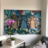"Three Sisters" | Oil And Acrylic Painting in Paintings by Taya Naumovich. Item composed of canvas