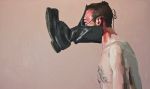 Boot 1 | Paintings by Juan Monroy | Mister Jiu's in San Francisco