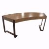 DK-95 Desk | Tables by Antoine Proulx Furniture, LLC. Item composed of wood and bronze
