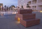 Sculptural Seating | Sculptures by Linda Arreola | East Los Angeles Civic Center - Main Plaza in Los Angeles