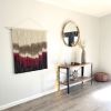 Extra Large Hand Dyed Modern Macrame Wall Hanging | Wall Hangings by Love & Fiber. Item made of cotton with fiber