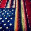 Mexican-American Flag | Paintings by Andrew Atkinson | Mercado Los Angeles in Los Angeles