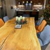 Single Slab Red Oak Table | Dining Table in Tables by Handmade in Brighton. Item composed of oak wood