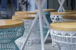 Sweet Stool | Chairs by Bend Goods | Sweetfin Poké, Los Angeles, CA in Los Angeles. Item made of wood & metal