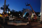 Sarasota Deco | Public Sculptures by Rob Lorenson | Plaza at Five Points in Sarasota. Item composed of steel