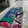 Graffiti Red Lips | Prints by Suzann Kaltbaum. Item made of metal