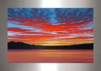 Last Sunset at the Lake | Paintings by MAI WYN FINE ART