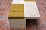 Terrazzo Bench | Benches & Ottomans by OSO CREATIONS. Item made of granite